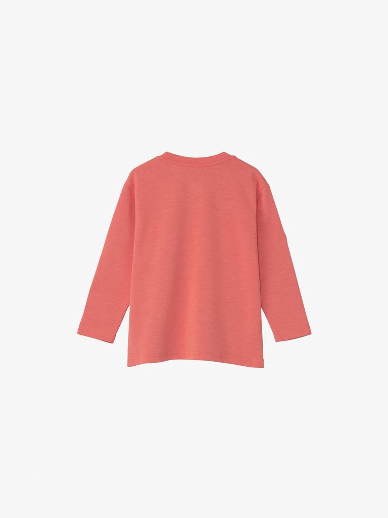 The North Face Long Sleeve Heat Protection Living Size 120 Tee, Coral,