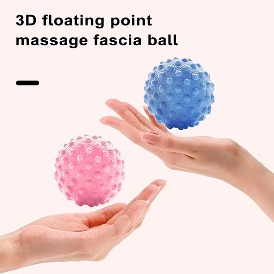 

Массажный роликовый шарик с 3D массажными ударами, эргономичный массажер для снятия боли в ногах, физиотерапия, массажер для глубоких тканей