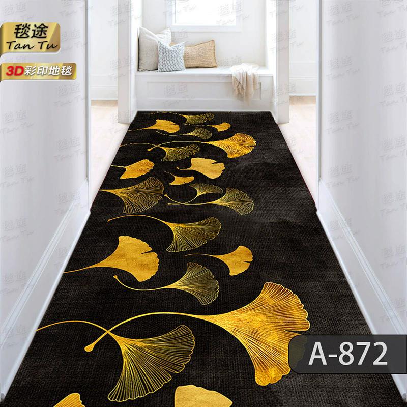Nordic Style Corridor Carpet Decoration Home Entrance Hallway Carpets Non-slip Hotel Passageway Rug Washable Floor Mats Custom