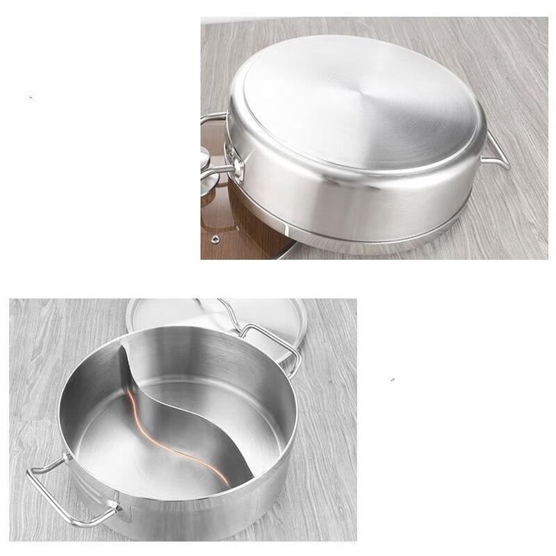 Yuyi Angel Stainless Steel Divided Hot Pot
