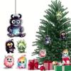 Delightful Acrylic Monster Hanging Keychain Multifunctional Car Decoration Gift For Occasions Festive