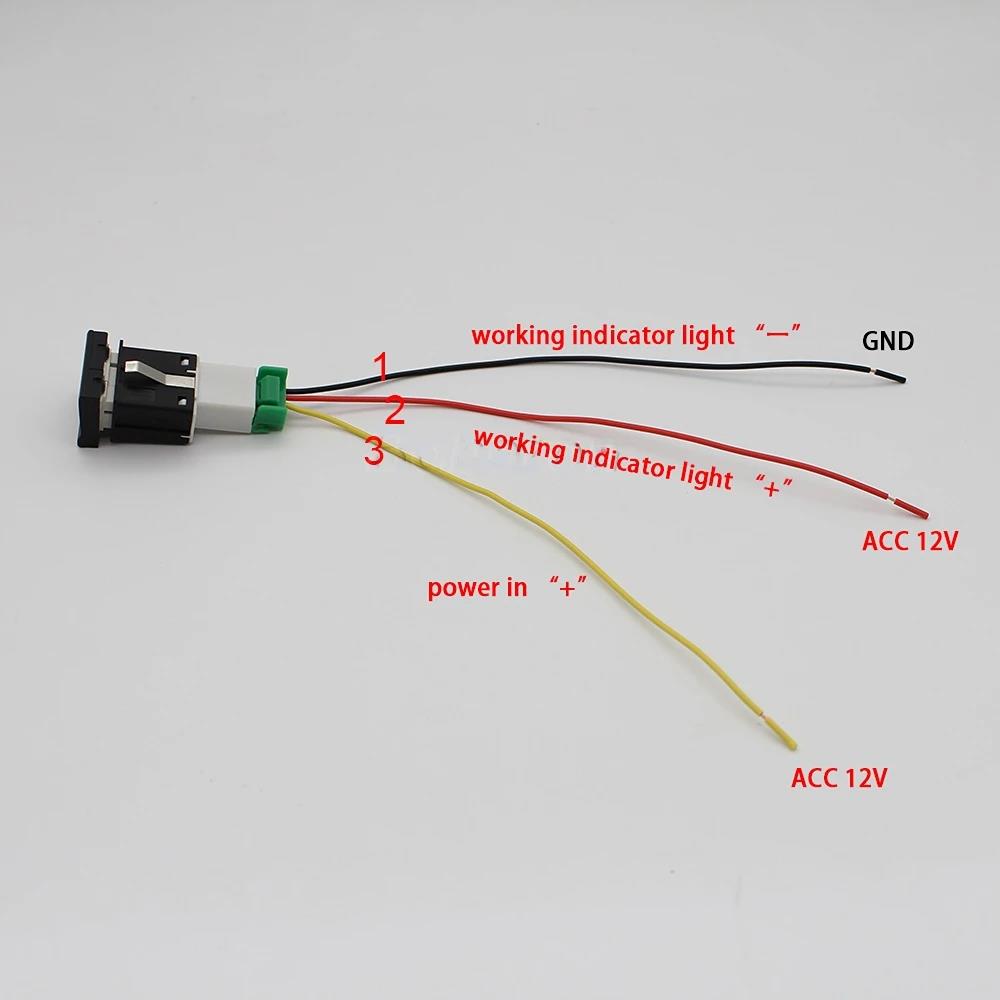 For VW Golf 6 Jetta MK6 EOS Scirocco 2006-2012 Red LED Light Car Sport Button Switch with Wire