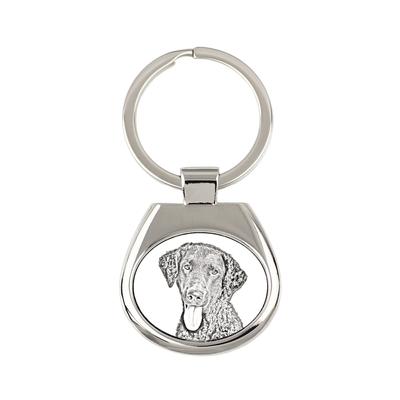 Curly Coated Retriever - Keychain with a Dog, Keychain with a Print, Personalized Pendant from the Brand