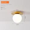 lndoor LED Ceiling Lamp for Modern  Glass Ball Black Gold LED Ceiling Lights Chandelier Lighting for Home Balcony Light Fixtures