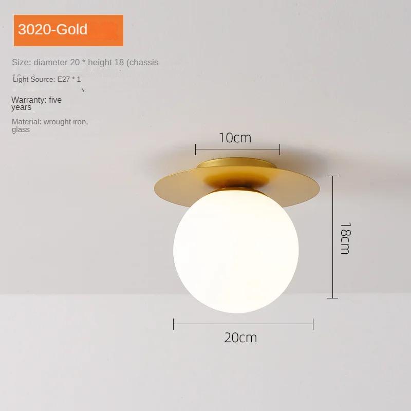 lndoor LED Ceiling Lamp for Modern  Glass Ball Black Gold LED Ceiling Lights Chandelier Lighting for Home Balcony Light Fixtures