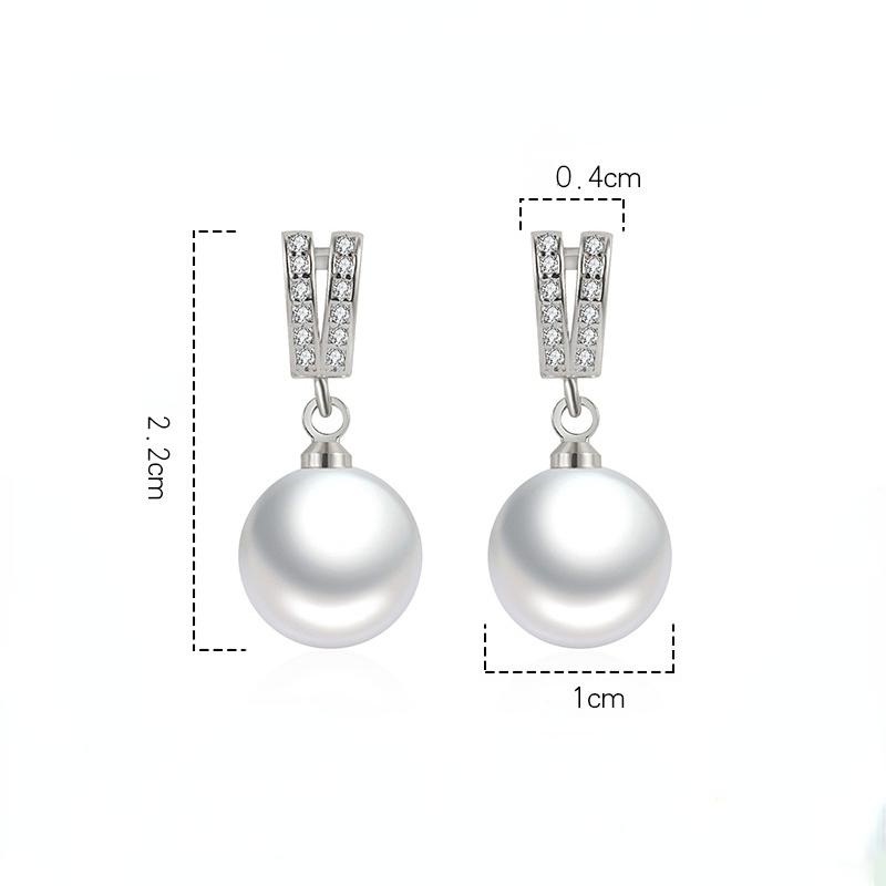 Sace Gems Classic Copper Alloy Zircon Earrings for Women Wedding Party Gifts