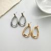 Stud Earrings Jewelry Elegant Geometric Waterdrop Earrings for Women Lightweight Statement Jewelry with Hollow Metal Studs
