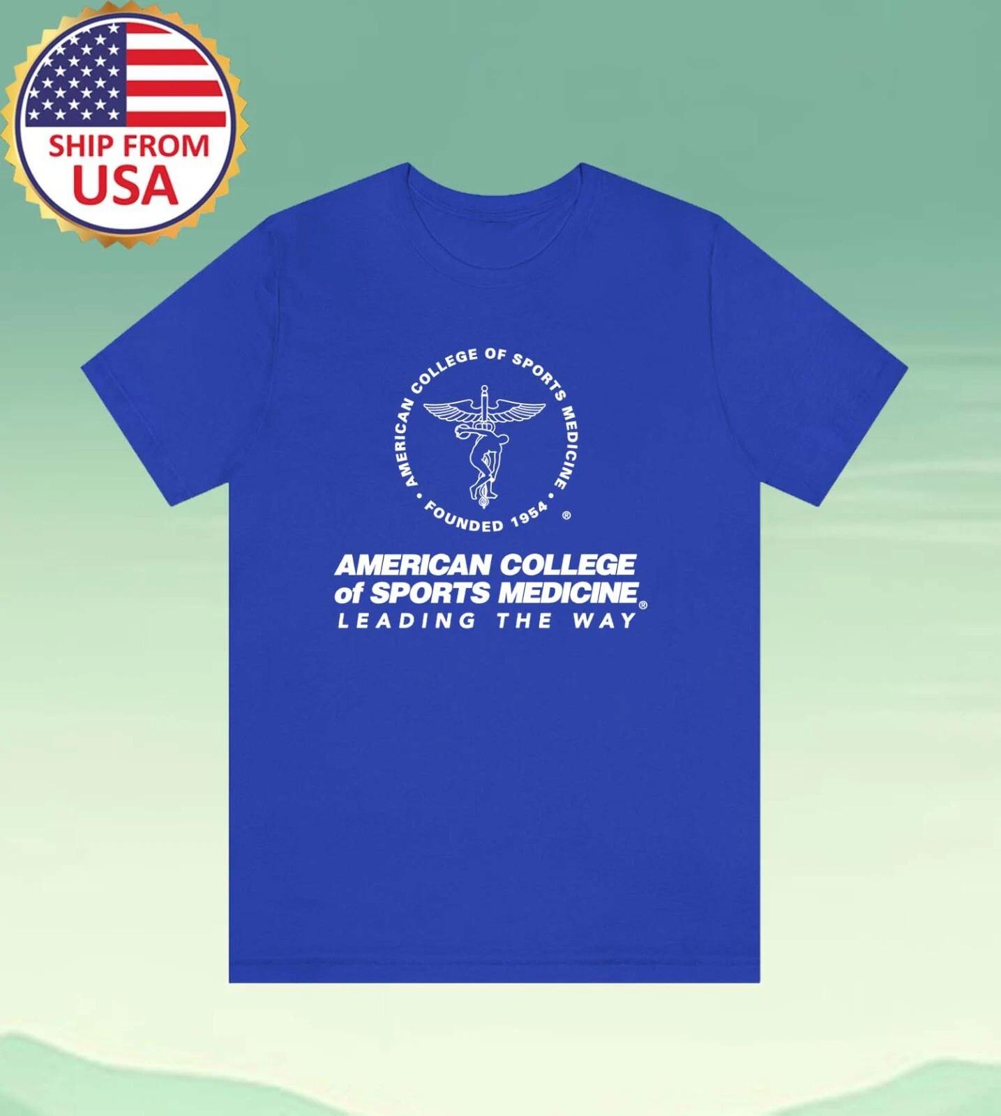 ACSM American College of Sports Medicine Men s Blue Size S-5XL XL