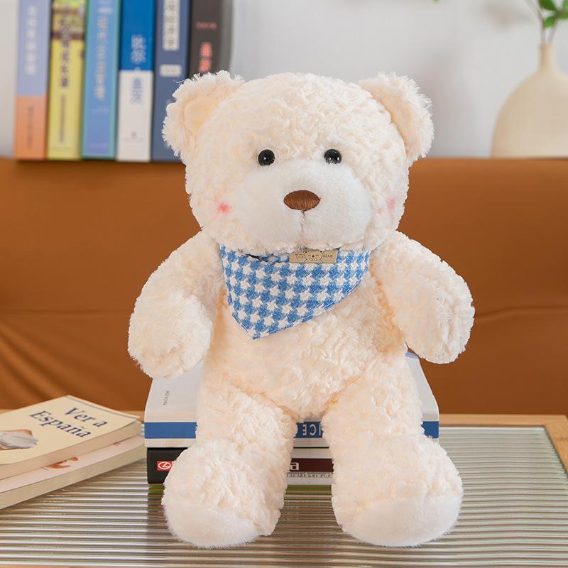

Cute Scarf Bear Plush Toy Claw Machine Doll Children s Sleeping Pillow Activity Throw Gifts 30cm【0.16kg】