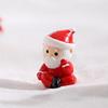 Ornamente de Crăciun din Rășină Figurine Drăguțe cu Moș Crăciun Micro Peisaj Cadou pentru Acvariu