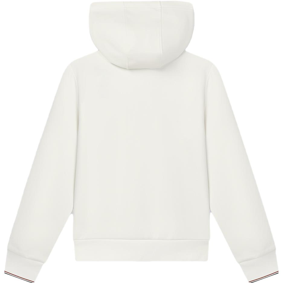 Fila Knitted Hooded Sweatshirt Simple Fashion Loose Casual Women Tops Steam-White F11W341207F-IV