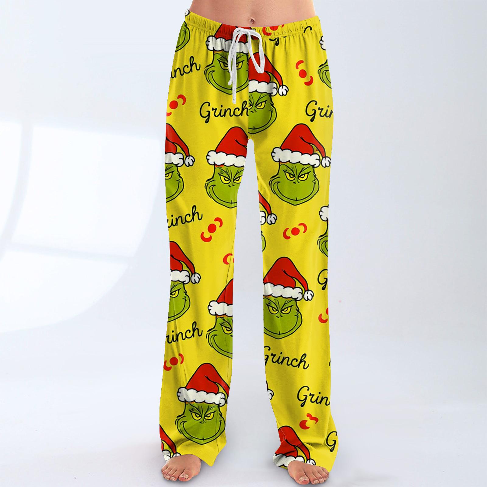 

Женские домашние брюки с принтом Allover, пижамные брюки для сна, длинные брюки, пижамные брюки, брюки для йоги XL