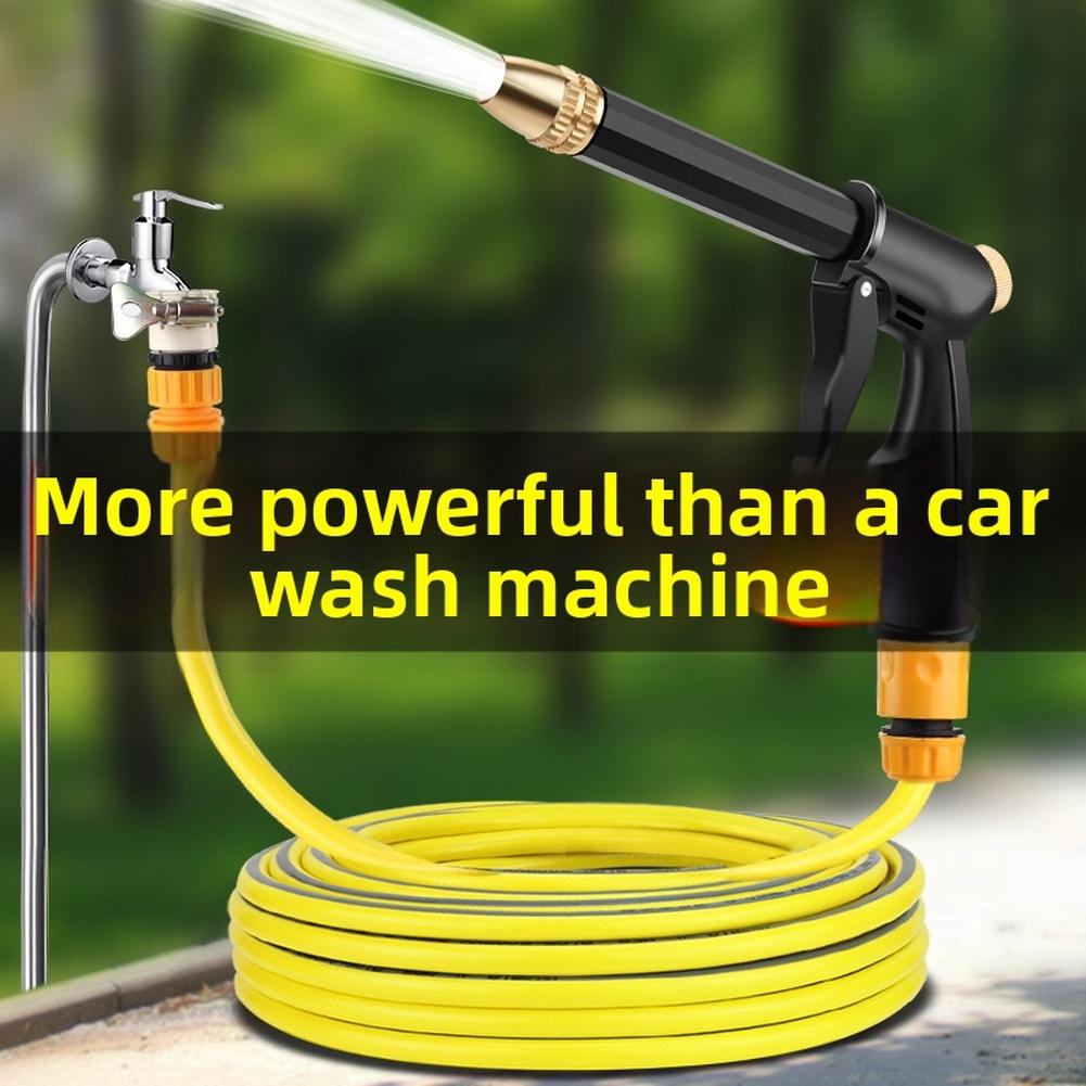 Car Wash Sprayer Garden Hose Nozzle For Garden Watering High Pressure Water Flow Adjustable 360 Rotation Multiple Spray Patterns