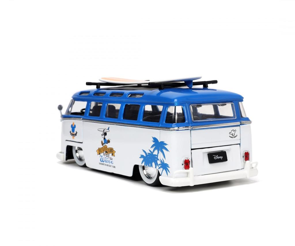 JADA TOYS JADA TOYS Volkswagen Bus 1962 Mickey Mouse Figure Surfing 33179 1/24 [Item]