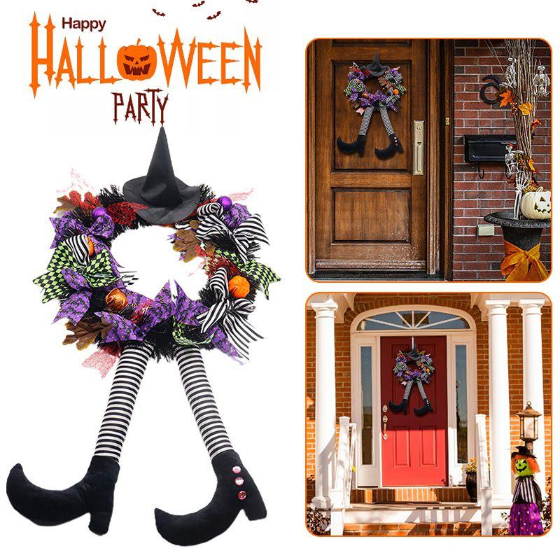 Door Halloween Wreath Hanging Haunted House Decoration Hangings Ghost Festival