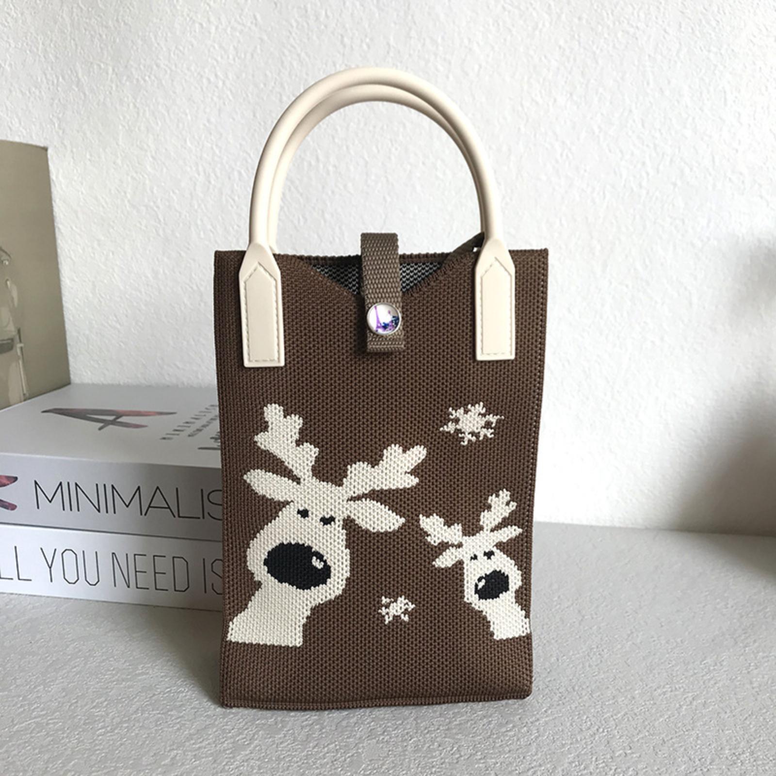 

Knitted Handbag Casual Women s Mobile Phone Bag One Size