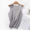 Women's Round Neck Sleeveless Sweater: New Autumn/Winter Knit Top, Versatile Slim Fit Vest for Layering.