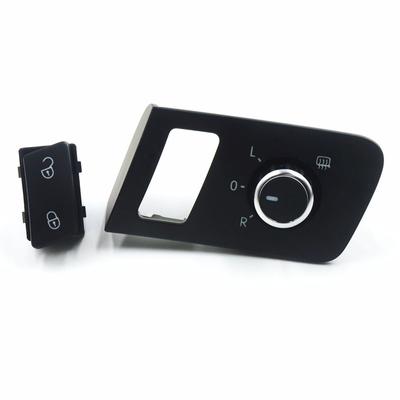 Central Saftey Door Control Mirror Switch Button For Volkswagen Vw Touran Caddy 2003 -2015 Oe :1t0 962 125b ,1t1 959 565f