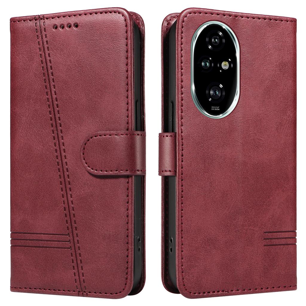 For Honor 200 Pro 5G Cell Phone Case Wallet PU Leather Cell Phone Cover with Magnetic Closure