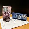 For iPhone 15 Pro Case Compatible with MagSafe Gyroscope Kickstand Heat Dissipation PC Back Cover