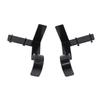 2 Pcs Curtain Rod Bracket Steel 20lb Load Bearing Easy Installation Single Curtain Rod Hooks for