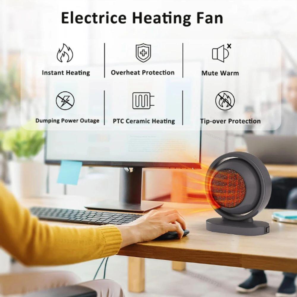 Mini Hot Air Blower Portable Heating Fans Room Warmer Fan Heater  Office