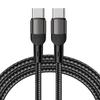 100W Dual Type-C Fast Charging Cable, 6A C-to-C for Huawei, Apple, Universal Mobile Use