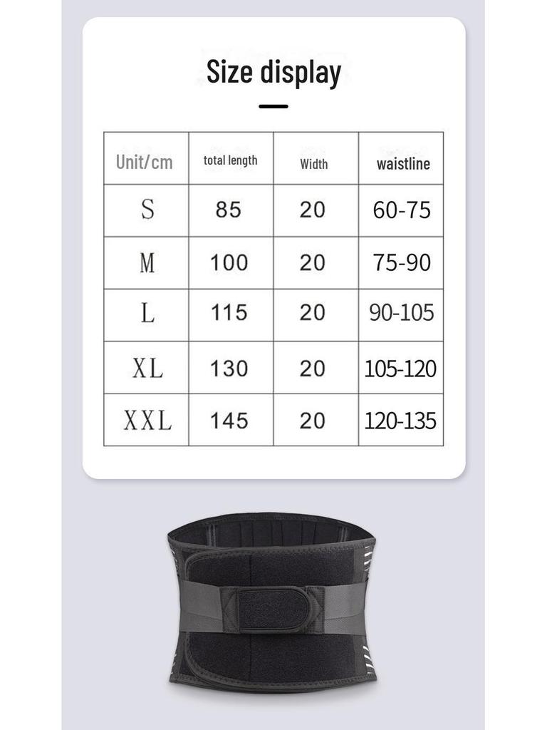 Atmungsaktiver Gewichthebergürtel für Lendenwirbelstützung und Hernienentlastung