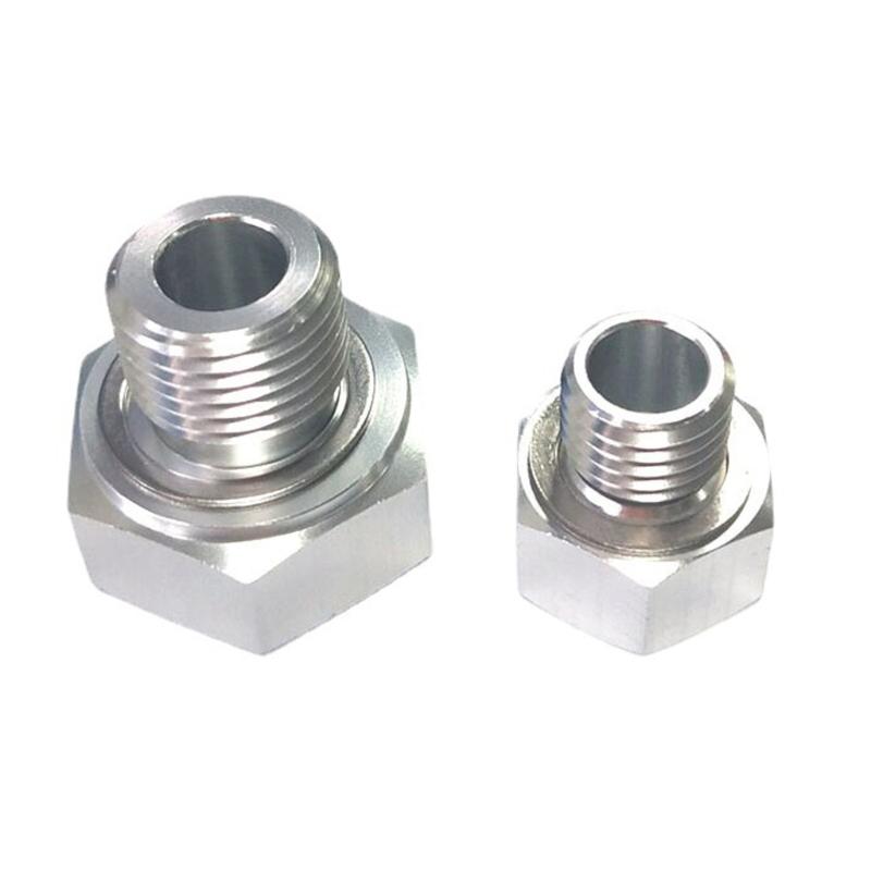 M12x1.5 M16x1 5 to 1/8 NPT Adapter Replacement Metal Engine Oil Pressure Sensor Adapter for LS Series Easy Installation