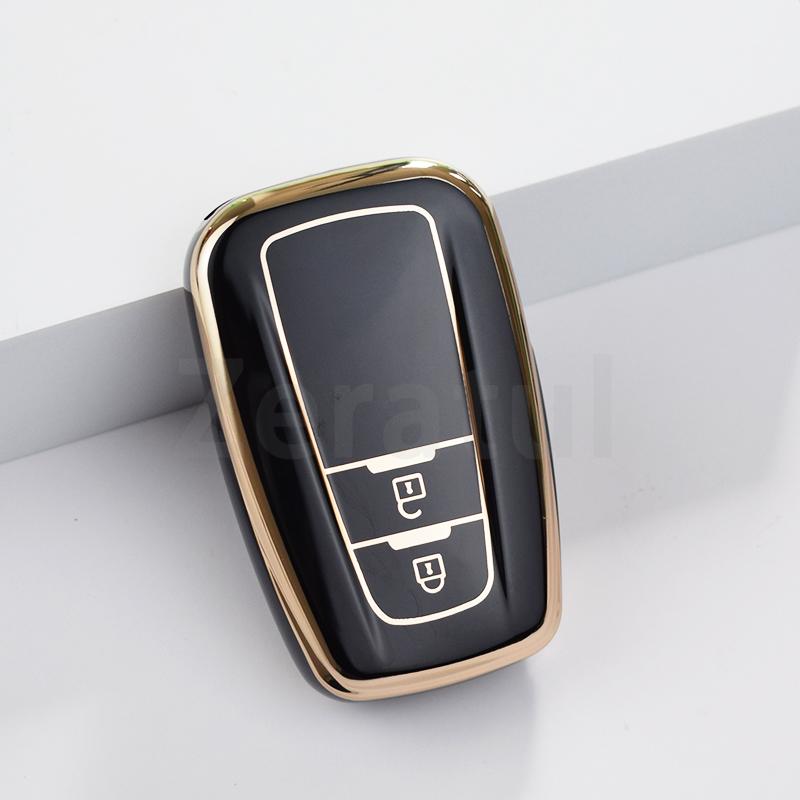 Tpu Car Key Cover Case Auto Shell Fob Holder For Toyota Rav4 Corolla Camry Prius Avalon Hybrid Highlander