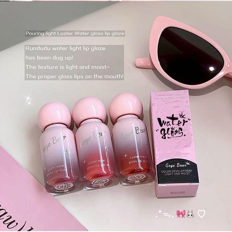 Gege Bear - Luster Water Gloss Liquid Lipstick - 6 Colors