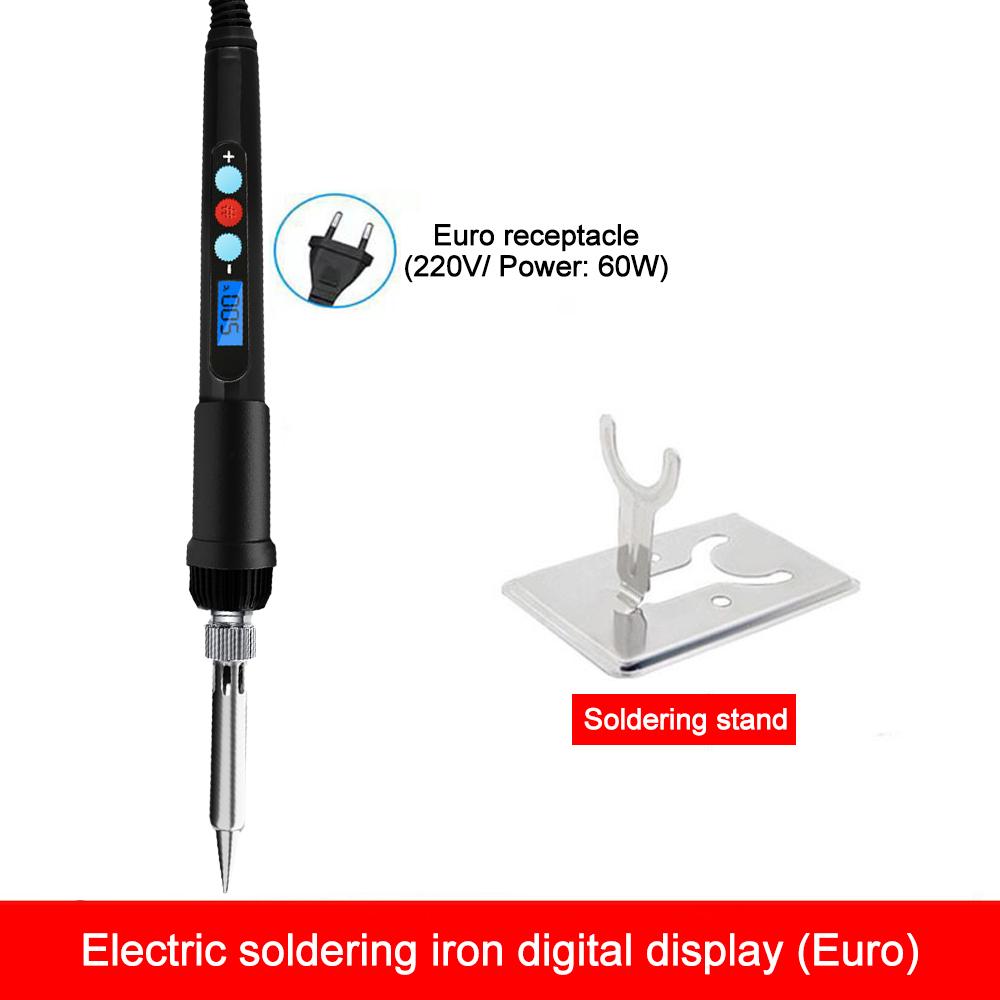 Fer à souder endothermique à température réglable 60 W, affichage numérique, outil de réparation de soudure portable