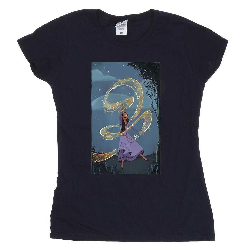 Wish Womens/Ladies Sparkle Scenery Cotton T-Shirt