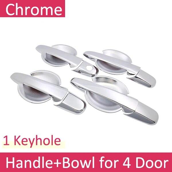 Pentru Mazda 3 BK Sedan Hatch MPS 2004 2005 2006 2007 2008 2009 Luxuriou Chrome pentru acoperirea mânerului ușii Set de ornamente Accesorii pentru stilul mașinii