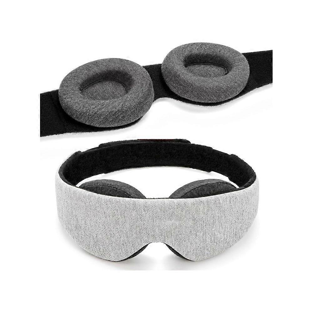 Manta sleep mask with light blocking and zero intraocular pressure, comfortable and adjustable, perfect for sleeping