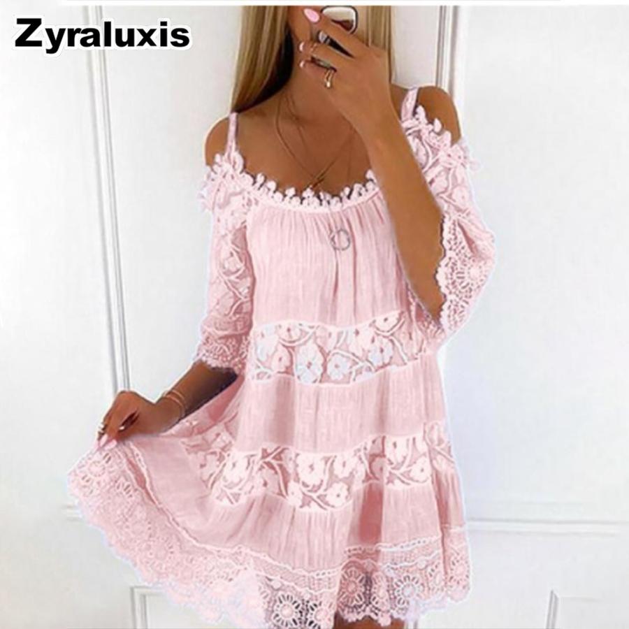 Princess Style Off-Shoulder Lace Strappy Dress Fashion Loose Solid Color Maxi Dress 5XL красный