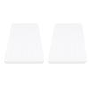 2pcs Diatomite Coaster Water Absorbent Fast Drying  D Diatomaceous Earth Soap Dish with Foot Pads for Bathroom Kitchen