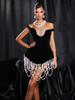 New Women's European & American One-Shoulder Strapless Bodycon Dress with Bandage & Pearl Details