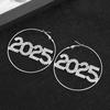 2025 Digital Shining Rhinestone Bohemian Hoop Earrings for Women