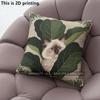 Cute Cat Hiding In A Leaf Pattern Pillowcase Suitable For Sofas Bedrooms Cars And Other Places