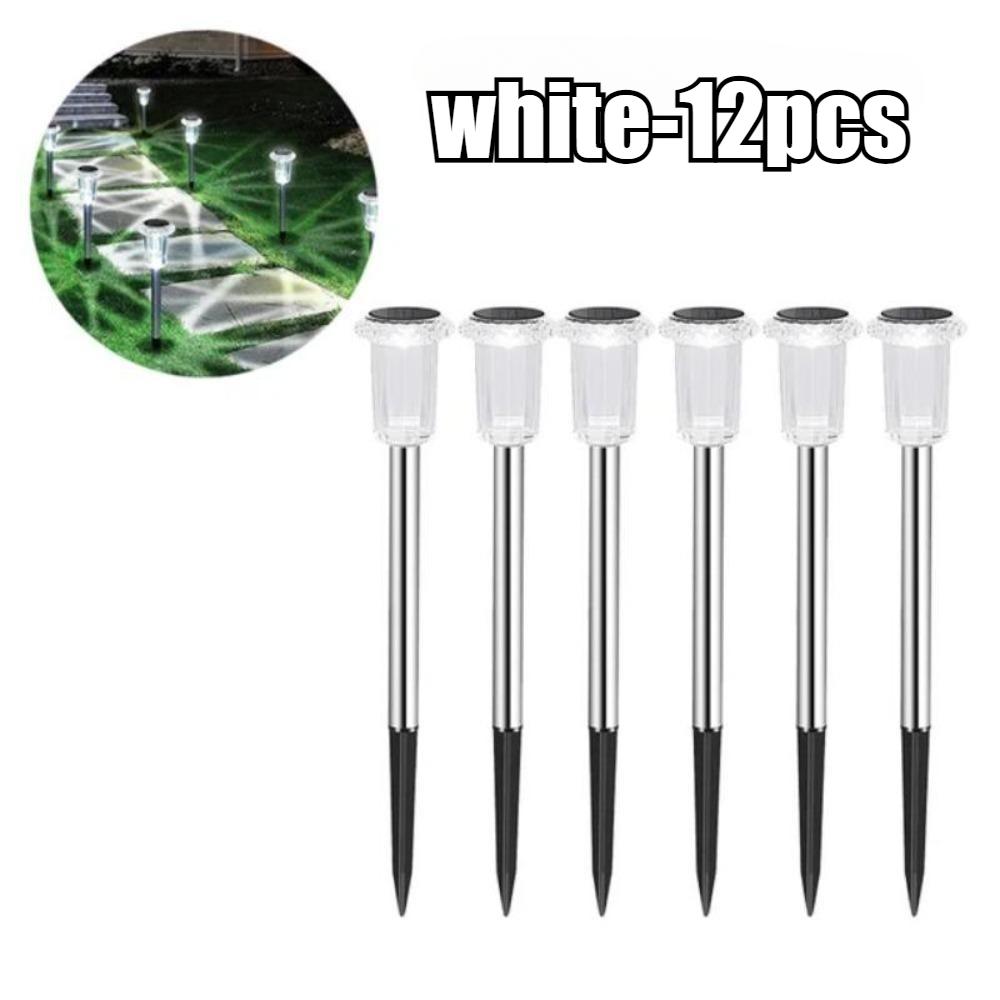 Solar-Außenleuchte Wasserdichte Gartenleuchten Solarbetriebene Lampe Laterne Landschaftsbeleuchtung Weg Terrasse Hof Rasen Garten Dekoration