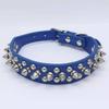 Punk Style Anti-Bite PU Leather Pet Collar with Rivets for Cats and Dogs
