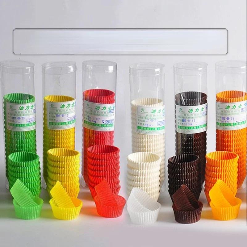 1000 ks Mini Velikost Čokoládové Papírové Vložky Pečení Muffinové Košíčky Formičky na Košíčky Jednobarevné Párty Podnos Forma