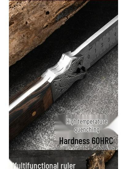 Multifunctional 5mm Thickened Stainless Steel Ruler & Self-Defense Tool