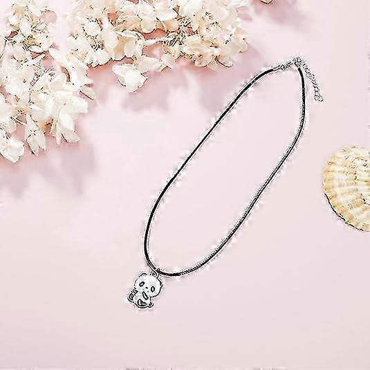 Panda Halskette für Mädchen, Süßer Panda Schlüsselanhänger Panda Armband Panda Geschenk für Teenager