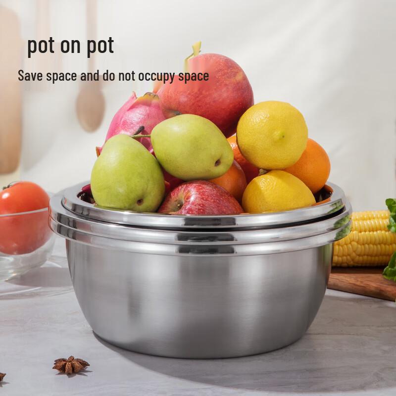 

Kangbach Stainless Steel Basin 3-Piece Set