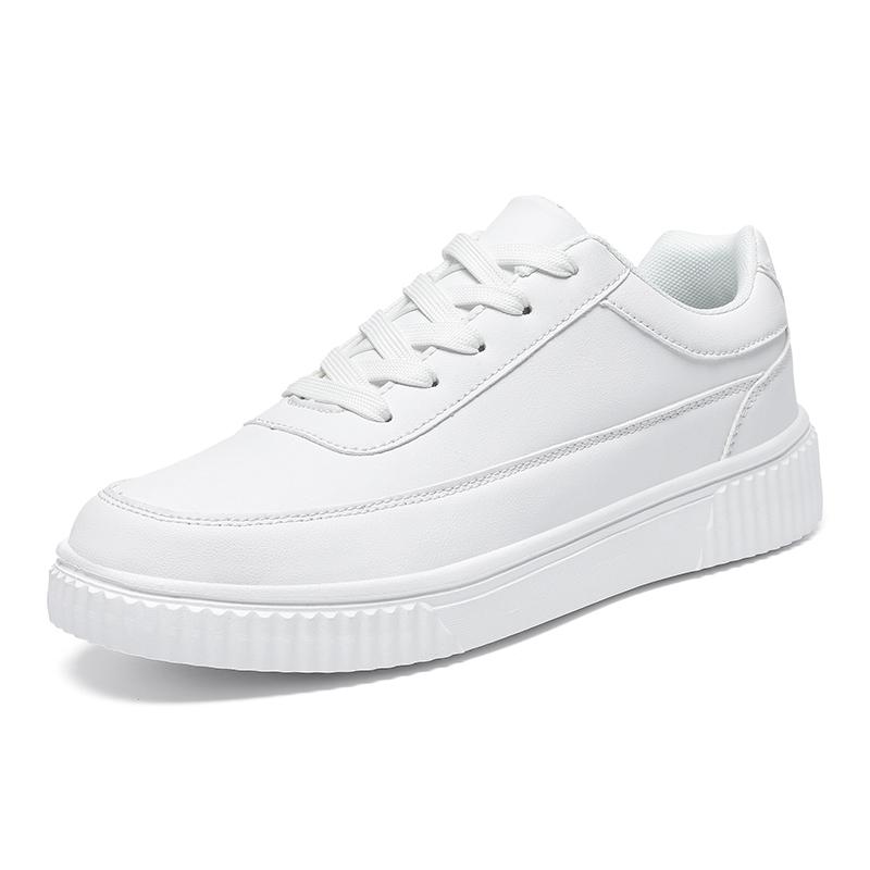 

Men s and women s casual sports shoes, breathable large-sized running couple white sneakers and leather shoes 2025 36