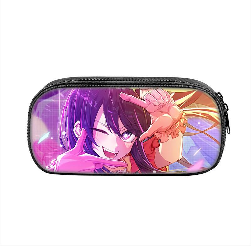 Oshi No Ko Kids Pencil Case With Large Capacity For School Storage And Stationery Organization
