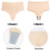 Panegy Seamless Beautiful Women's High-Waist T-Back Panties, Lineless, Sexy, Butt-Lifting, Buttocks, 5-Pack
