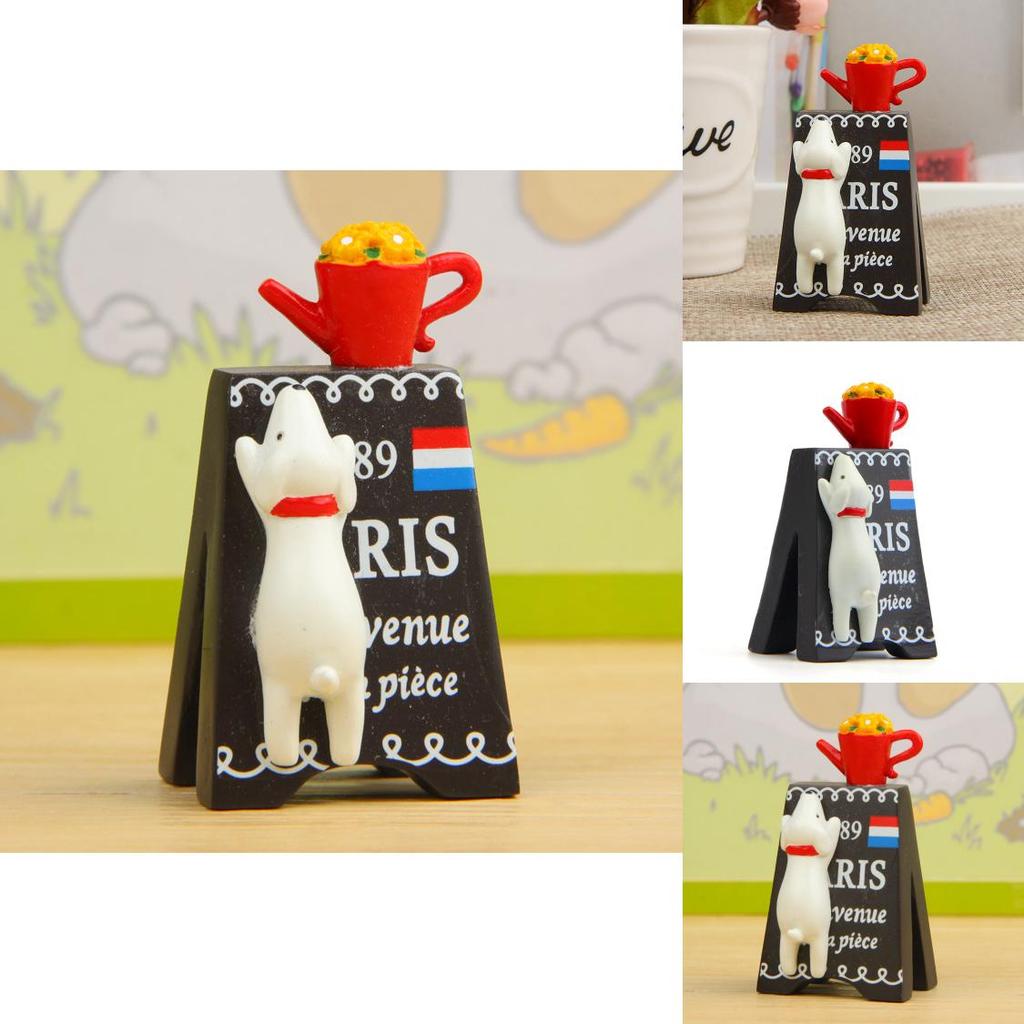 Resin Dog Crawl Billboards Ornament For Plant Decor And Photography Shoots